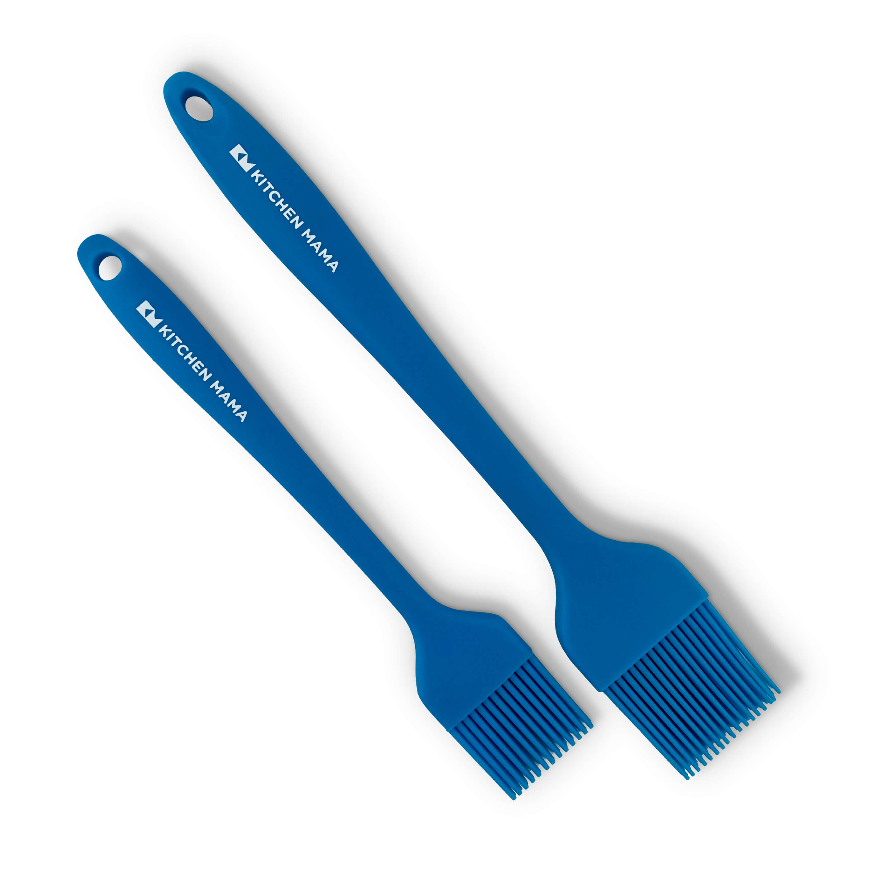 Kitchen Mama Silikon-Backpinsel (2er-Set), blau, SP0120-B